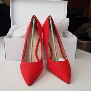 find. Women's Mary Jane Pump Red, 8.5